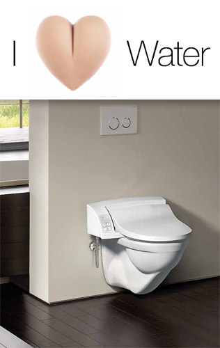 I LOVE WATER - Geberit AquaClean Wellness WC